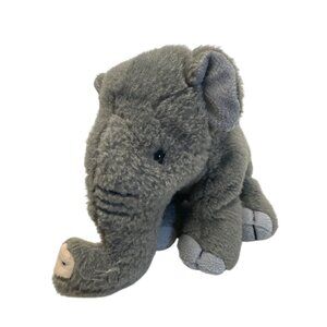 Wild Republic Plush Gray Elephant Stuffed Animal Toy Realistic Classroom